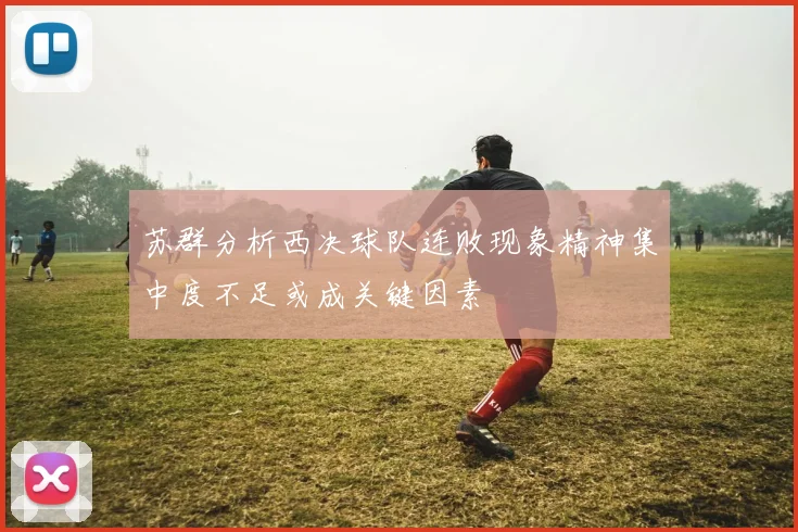 苏群分析西决球队连败现象精神集中度不足或成关键因素